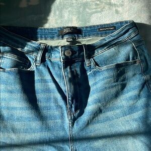 Judy Blue Skinny Fit Capri Jeans - Blue